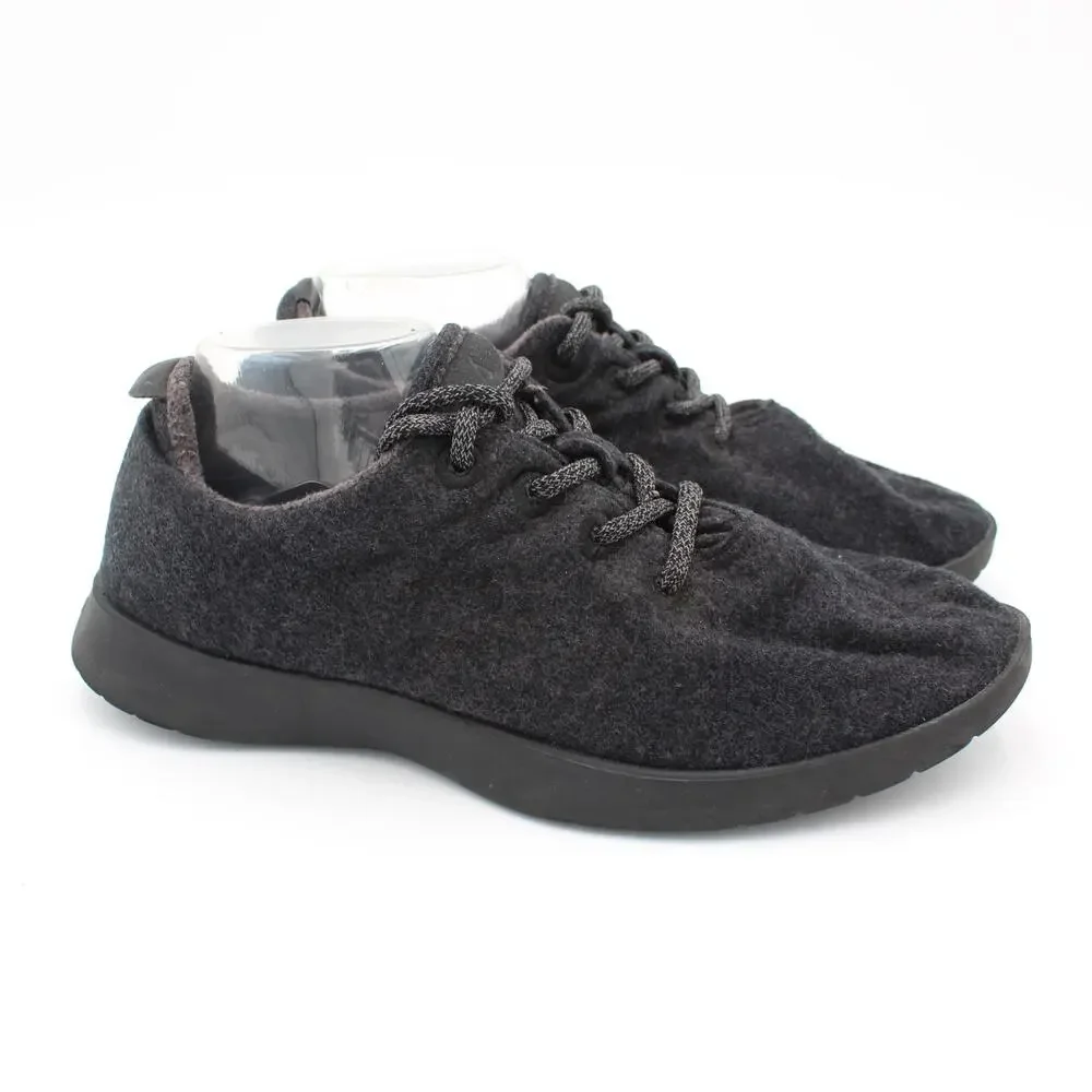 Allbirds Wool Sneakers Mens Size 10 Black Gray Merino Comfort Shoea Runners